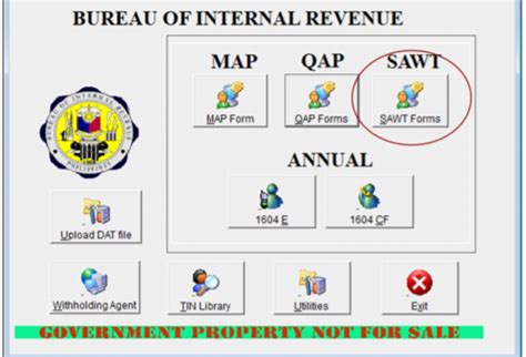 sawt meaning bir|How to File your SAWT as Attachment for your .